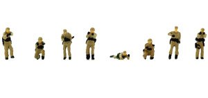 DCMA01 Dio Com Infantry Set A (Plastic model)
