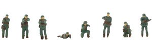 DCMA02 Dio Com Infantry Set B (Plastic model)