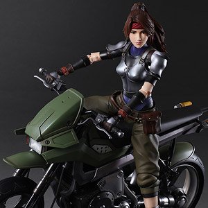 Final Fantasy VII Remake Play Arts Kai Jessie & Motorcycle Set (Completed)