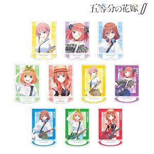 TV Animation [The Quintessential Quintuplets Season 2] Especially Illustrated Guitar Performance Ver. Trading Acrylic Stand (Set of 10) (Anime Toy)