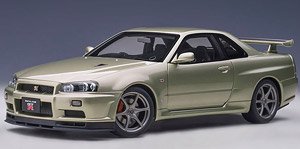 Nissan Skyline GT-R (R34) V-Spec II Nur. (Millennium Jade) (Diecast Car)