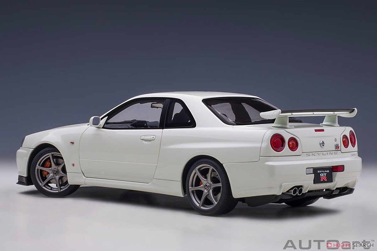 日産 スカイライン GT-R (R34) Vスペック II (ホワイトパール) (ミニカー) 商品画像2