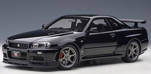 日産 スカイライン GT-R (R34) Vスペック II (ブラックパール) (ミニカー)