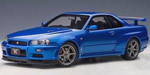 Nissan Skyline GT-R (R34) V-Spec II (Bayside Blue) (Diecast Car)