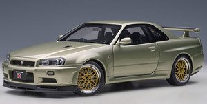 日産 スカイライン GT-R (R34) Vスペック II ニュル `BBS LM ホイール・バージョン` (ミレニアムジェイド) (ミニカー)