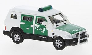 (HO) Toyota Land Cruiser Survivor Police Car 2004 (Model Train)