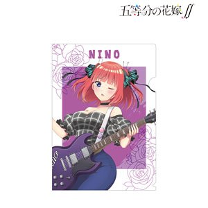 TV Animation [The Quintessential Quintuplets Season 2] Especially Illustrated Nino Nakano Guitar Performance Ver. Clear File (Anime Toy)
