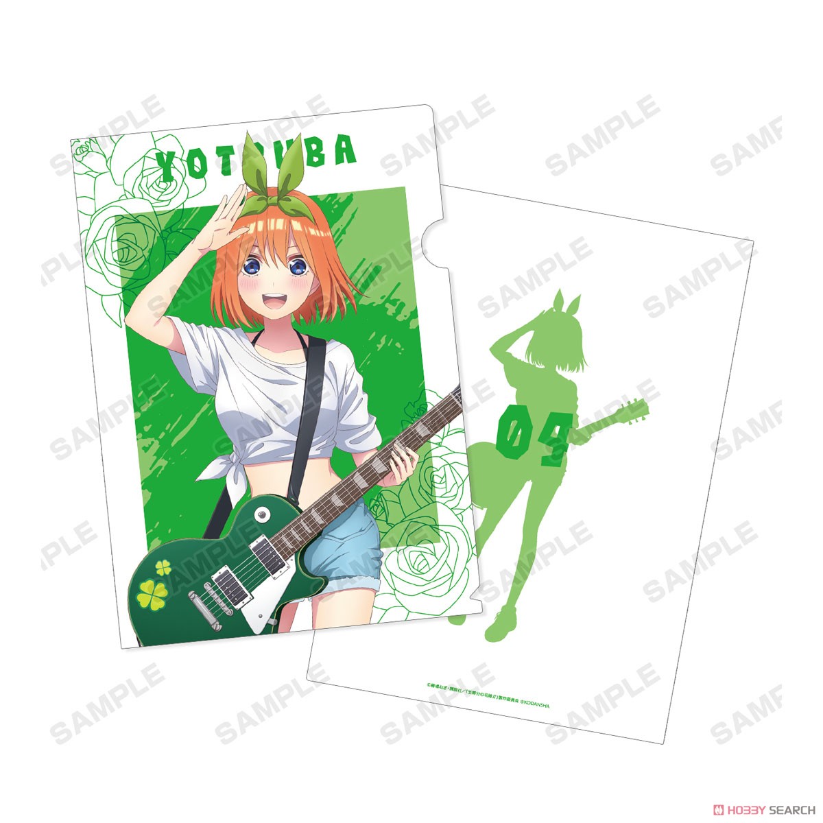 TVアニメ『五等分の花嫁∬』 描き下ろしイラスト 中野四葉 ギター演奏ver. クリアファイル (キャラクターグッズ) 商品画像4