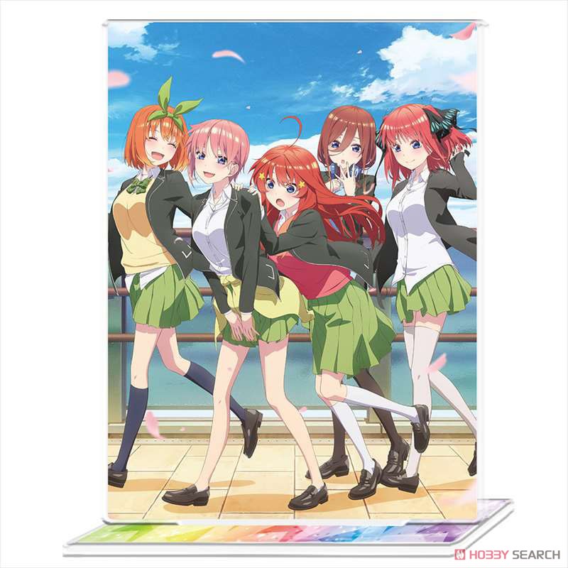 五等分の花嫁∬ アクリルポートレートB [一花&二乃&三玖&四葉&五月] (キャラクターグッズ) 商品画像1
