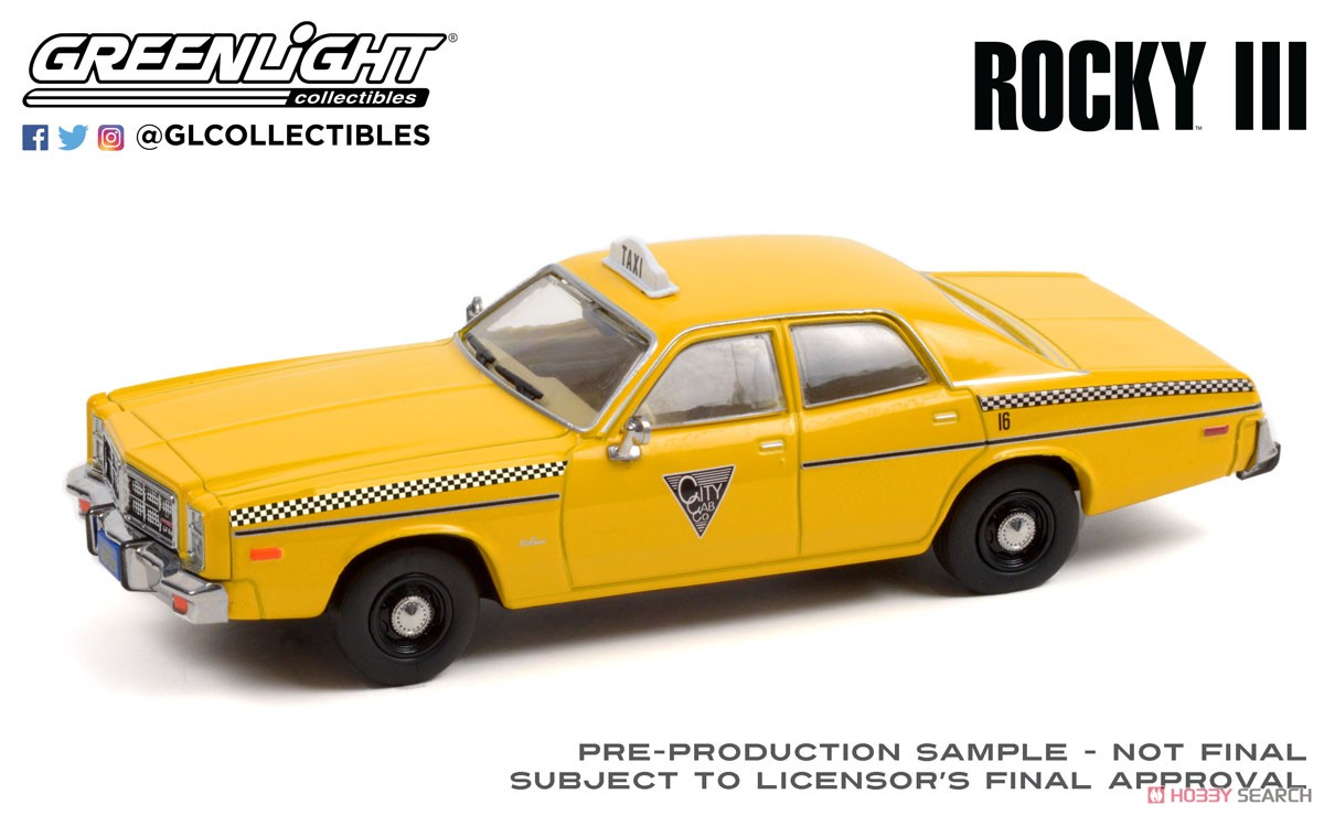 Rocky III (1982) - 1978 Dodge Monaco - City Cab Co. (ミニカー) 商品画像1
