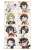 Bungo Stray Dogs Wan! Mini Colored Paper (Set of 8) (Anime Toy) Item picture1