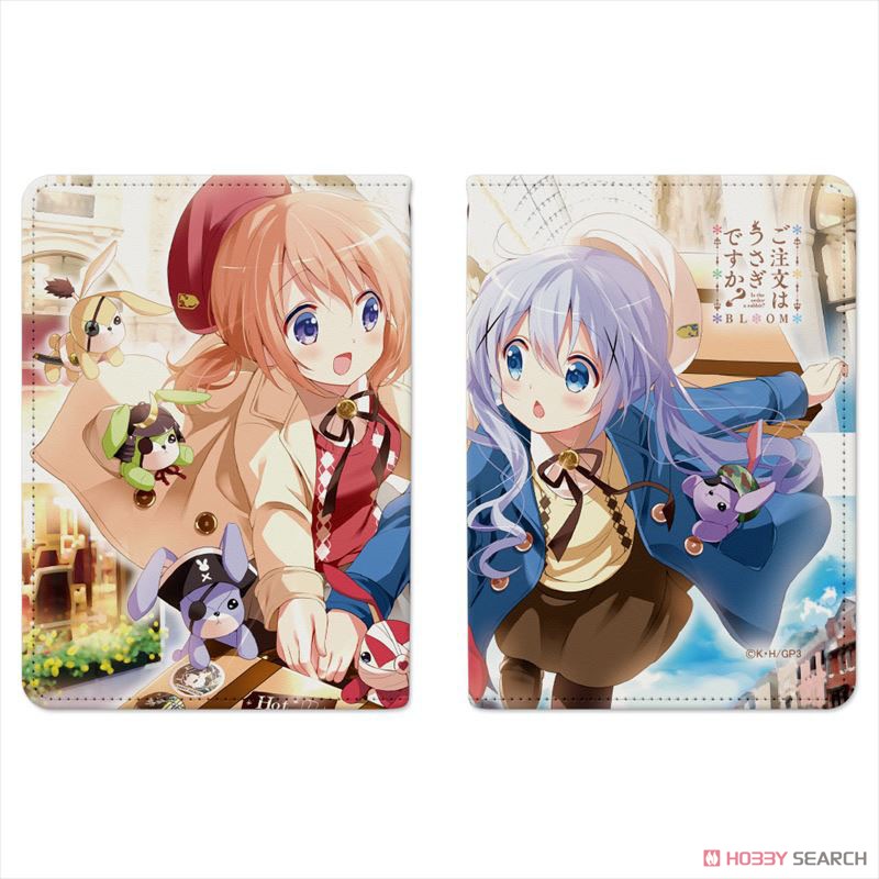 [Is the Order a Rabbit? Bloom] Bi-fold Pass Case (Cocoa & Chino) (Anime Toy) Item picture1