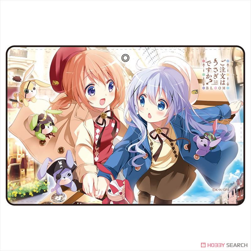 [Is the Order a Rabbit? Bloom] Bi-fold Pass Case (Cocoa & Chino) (Anime Toy) Item picture2