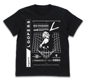 Loopers Mia T-Shirt Black M (Anime Toy)