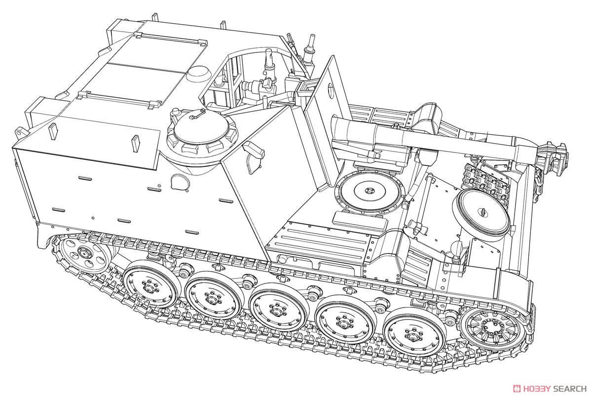 AMX Mk.61 105mm 自走榴弾砲 (プラモデル) その他の画像11
