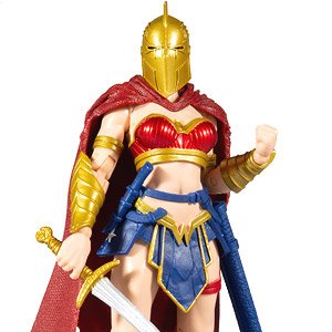 『DCコミックス』【DCマルチバース】7インチ・アクションフィギュア ＃072 ワンダーウーマン(フェイトのヘルメット付き)［コミック/Last Knight on Earth #1］ (完成品)