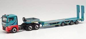 (HO) MAN TGX XL 6×4 ローベッドセミトレーラー `Schmuttermair` (鉄道模型)