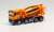 (HO) MAN TGS NN 4-axle Concrete Mixer Truck Orange (Model Train) Item picture1