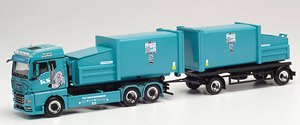 (HO) MAN TGX GM Compactor Container Trailer Truck `KS Containerdienst` (Model Train)