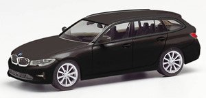 (HO) BMW 3 Series Touring Brilliant Black (Model Train)