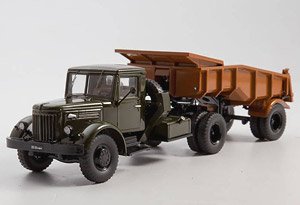 MAZ-200V トラクター with MAZ-5232V (ミニカー)