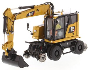 Cat M323F Railroad Wheeld Excavator (w/3 Attachment) (Diecast Car)