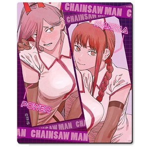 [Chainsaw Man] Rubber Mouse Pad Design 04 (Power & Makima) (Anime Toy)