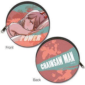 [Chainsaw Man] Circle Leather Case Design 02 (Power) (Anime Toy)