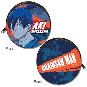 [Chainsaw Man] Circle Leather Case Design 03 (Aki Hayakawa) (Anime Toy)