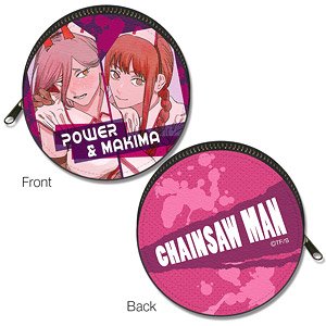 [Chainsaw Man] Circle Leather Case Design 06 (Power & Makima) (Anime Toy)