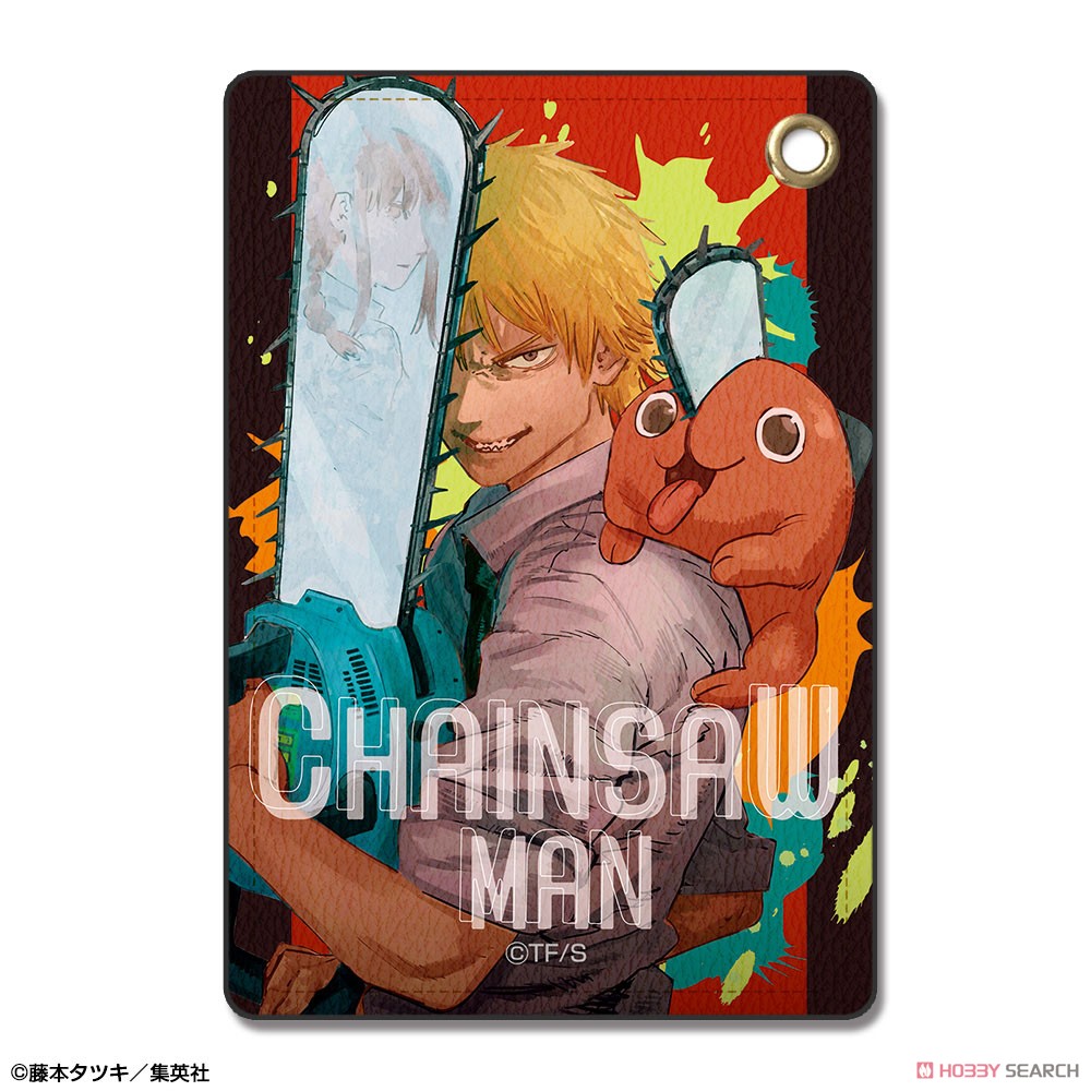 「チェンソーマン」 レザーパスケース デザイン01 (デンジ/A) (キャラクターグッズ) 商品画像1