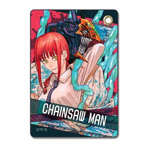 [Chainsaw Man] Leather Pass Case Design 04 (Denji & Makima) (Anime Toy)