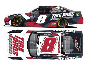 `サム・メイヤー` #8 タイヤプロ シボレー カマロ NASCAR Xfinity シリーズ 2021 (ミニカー)