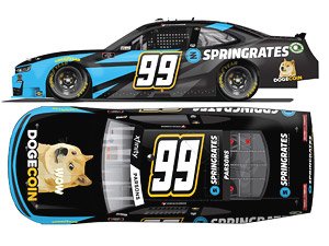 `ステファン・パーソンズ` #99 スプリングレイツ/ドージコイン シボレー カマロ NASCAR Xfinityシリーズ 2021 (ミニカー)