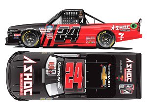 `チェイス・エリオット` #24 ASHOC シボレー シルバラード NASCAR キャンピングワールド・トラックシリーズ 2021 (ミニカー)