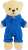 Kumamate Coveralls Blue Plush Costume (Anime Toy) Other picture1