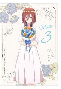 The Quintessential Quintuplets Season 2 Clear File Miku (Anime Toy)