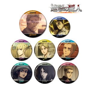 Attack on Titan Trading Marley`s Soldiers Can Badge (Set of 8) (Anime Toy)