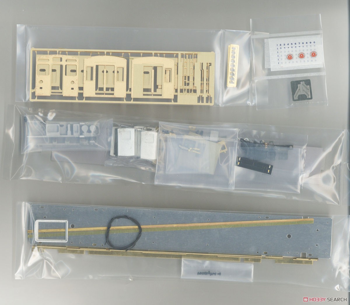1/80(HO) Tokyu Series 8500 Type DEHA8500/8600 Two Lead Car (Early Type) Kit (Unassembled Kit) (Model Train) Contents4