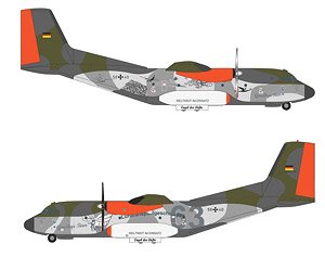 C-160 ドイツ空軍 第63空輸航空団 50+40 `Retro Brummel` ホーン航空基地 (完成品飛行機)