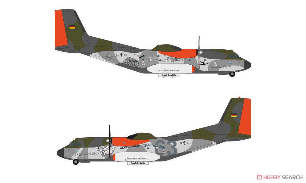 C-160 ドイツ空軍 第63空輸航空団 50+40 `Retro Brummel` ホーン航空基地 (完成品飛行機) その他の画像1