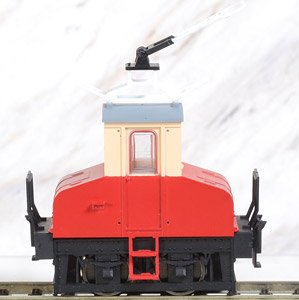 1/80(HO) Choshi Electric Railway Electric Locomotive DEKI3 (Bugel Type, Red Two-tone Body, w/Motor) (Pre-colored Completed) (Model Train)