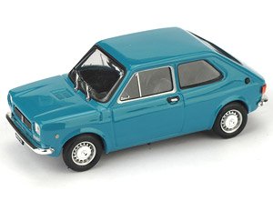 Fiat 127 1a Serie 1971 Blue Green 50th Anniversary Package (Diecast Car)