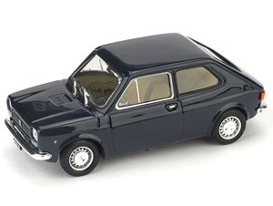 Fiat 127 1a Serie 1971 Dark Navy 50th Anniversary Package (Diecast Car)