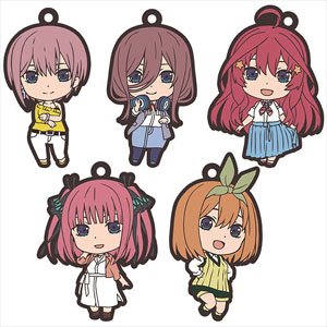 The Quintessential Quintuplets Season 2 Rubber Strap Collection Vol.1 (Set of 5) (Anime Toy)