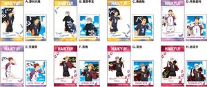 Haikyu!! Charabae Clear File Collection B (Set of 8) (Anime Toy)