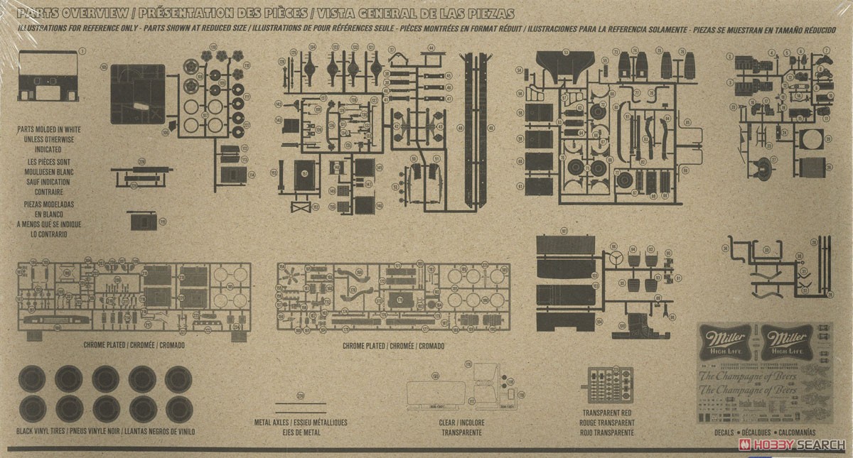 GMC アストロ95 セミトラクター `ミラービール` (プラモデル) 設計図1