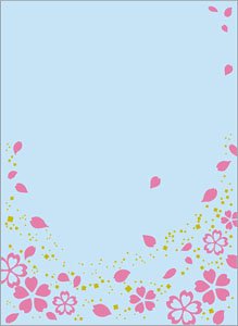 ブロッコリースリーブプロテクター 【世界の文様】 「桜花絢爛」 Ver.2 (カードスリーブ)