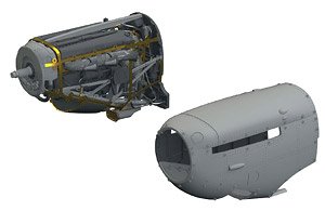 Spitfire Mk.V Engine (for Eduard) (Plastic model)