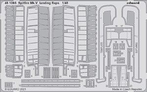 Spitfire Mk.V Landing Flaps (for Eduard) (Plastic model)